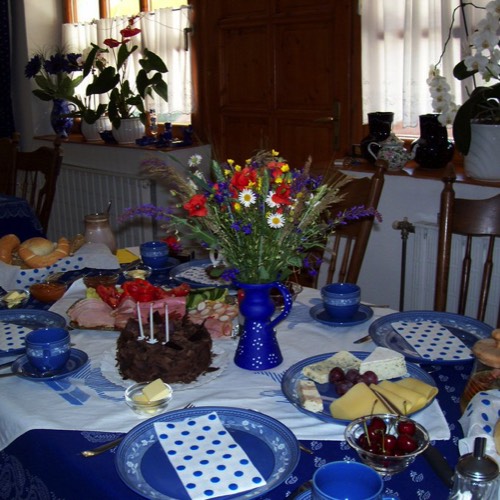 Frühstückraum im EG im Haus Martha am Balaton